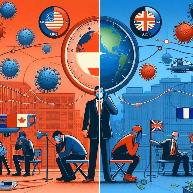 Cross-country differences in anxiety and behavioral response to the Covid-19 pandemic