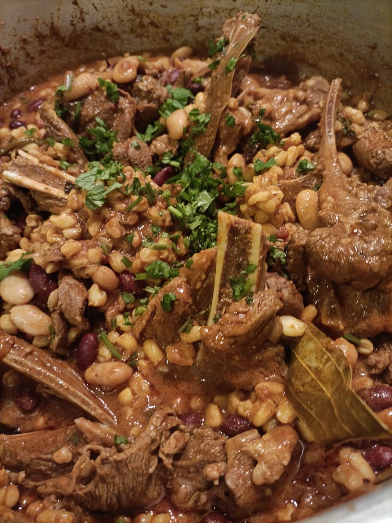 Mutton and samp