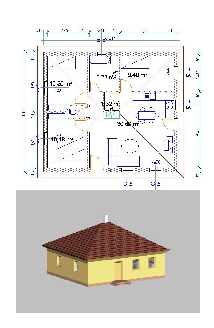 Családi lakóház