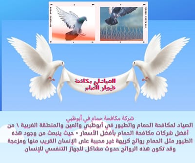 • شركة مكافحة الحمام في ابوظبي توفر شركتنا فريق عمل متخصص في تنظيف أسطح