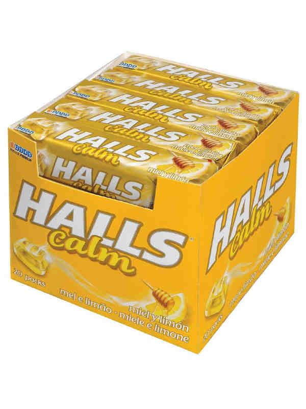 Halls Calm Miele Limone