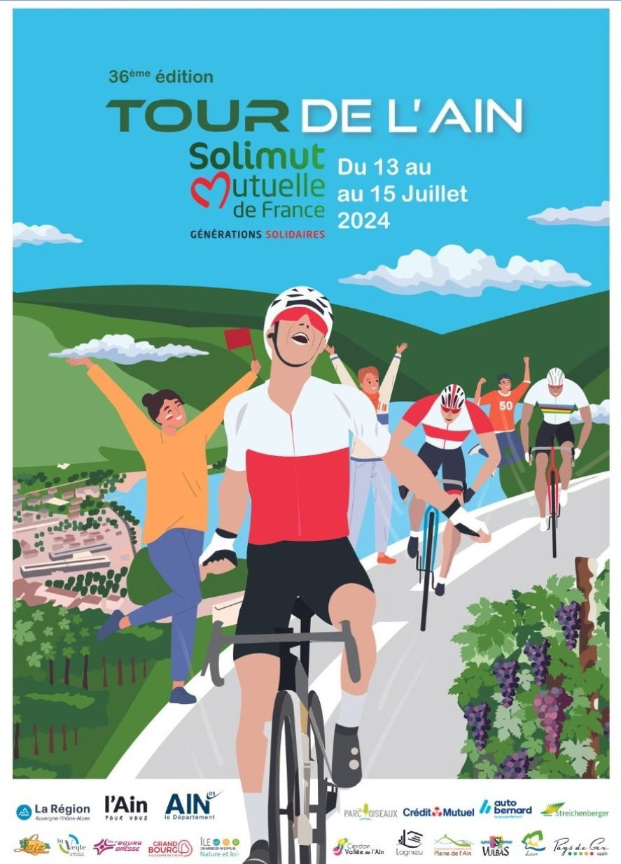 Voici les parcours du Tour de l'Ain U17 et professionnel !