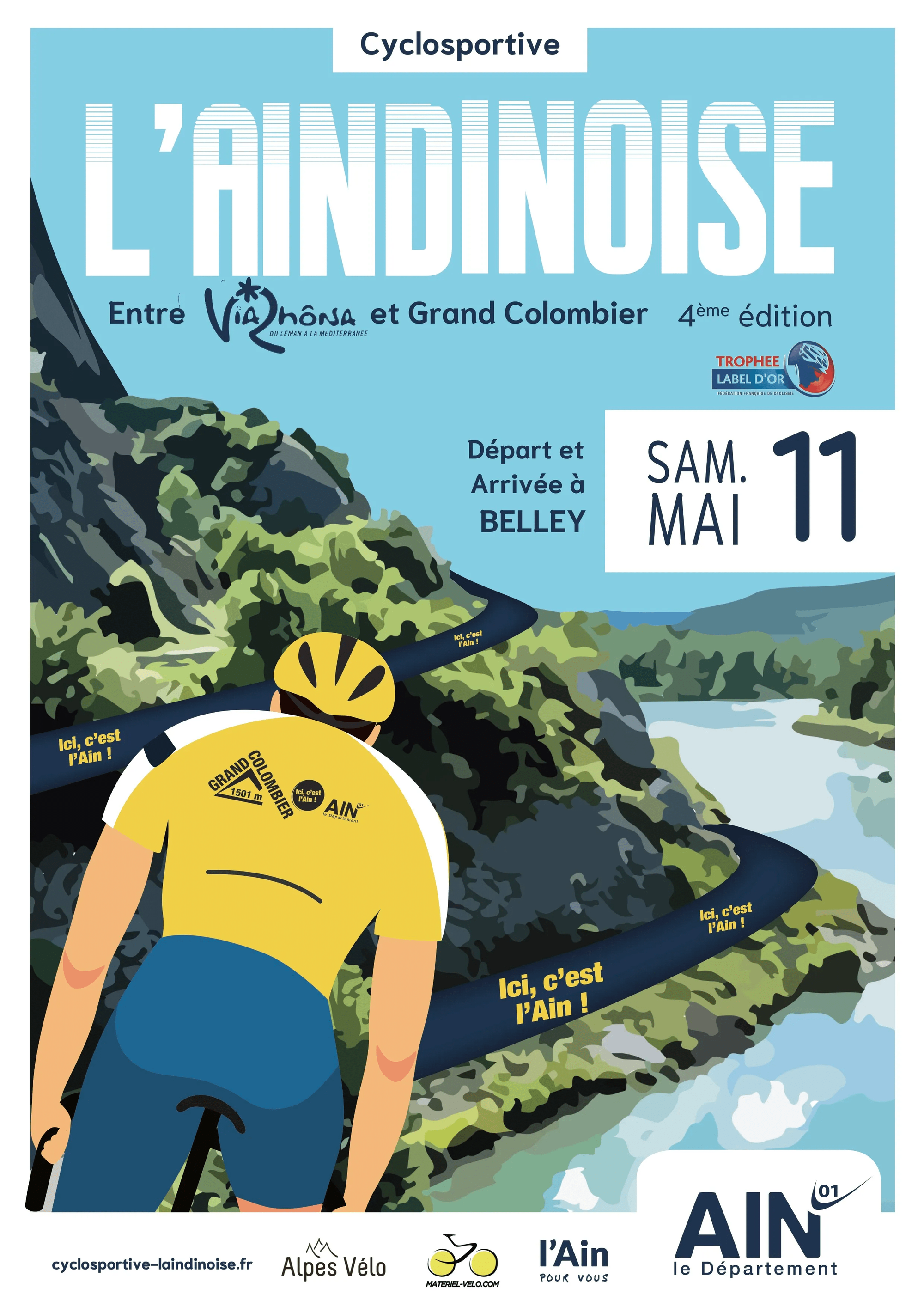 L'Aindinoise, la cyclo-sportive du Grand Colombier