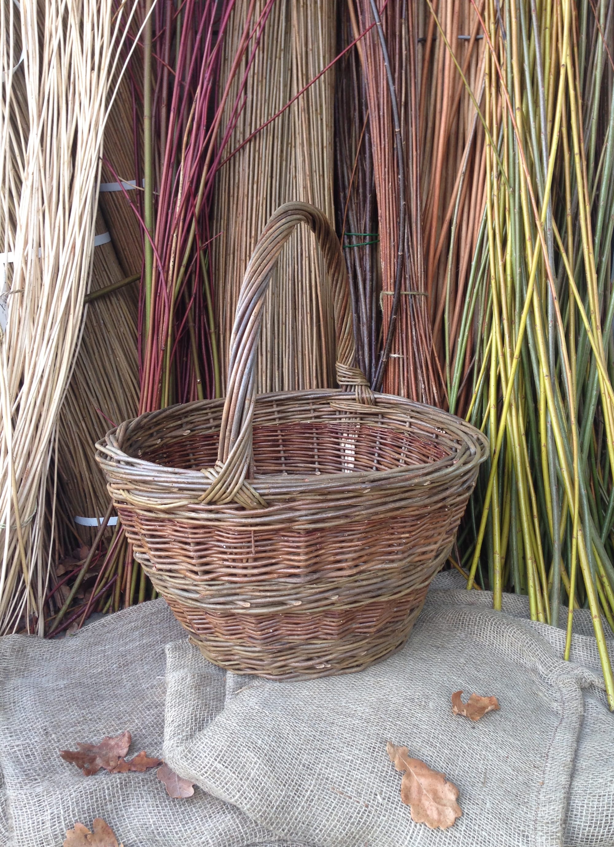 Large Apple Basket Louise Brown Basketmaker