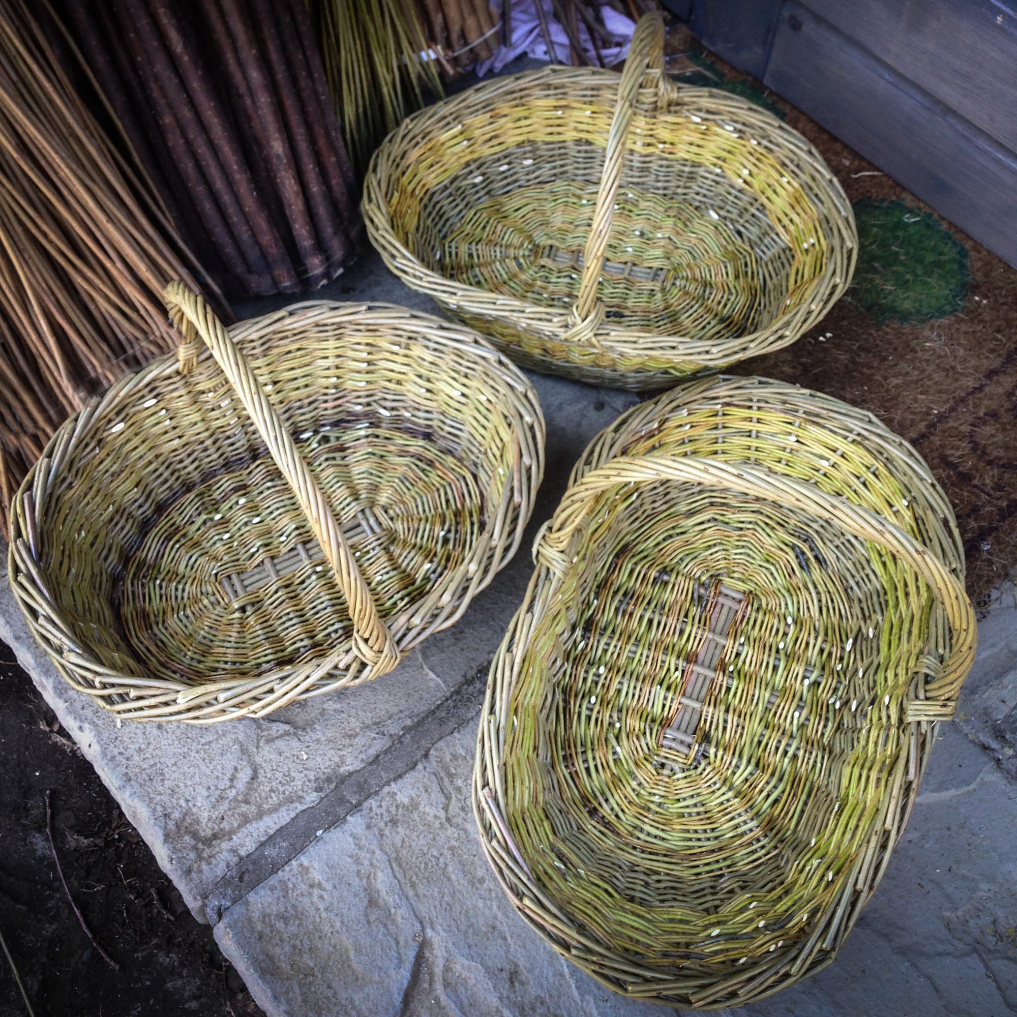 Three Garden Baskets