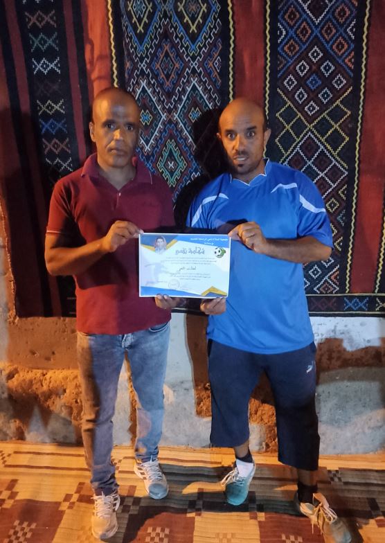 حضور شرفي في مقابلة ودية بحي الرصفة القديم