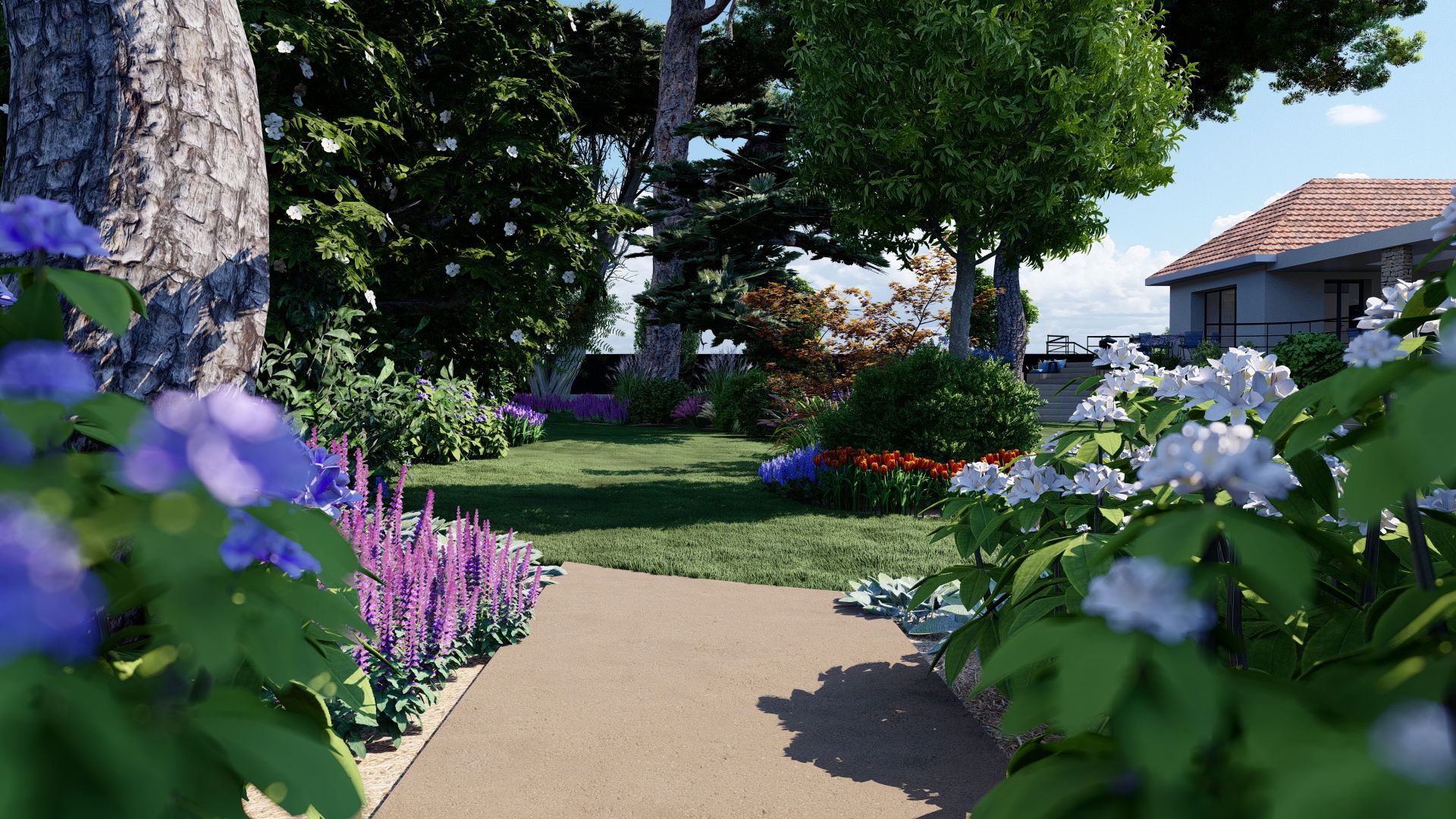 Jardin à l'anglaise