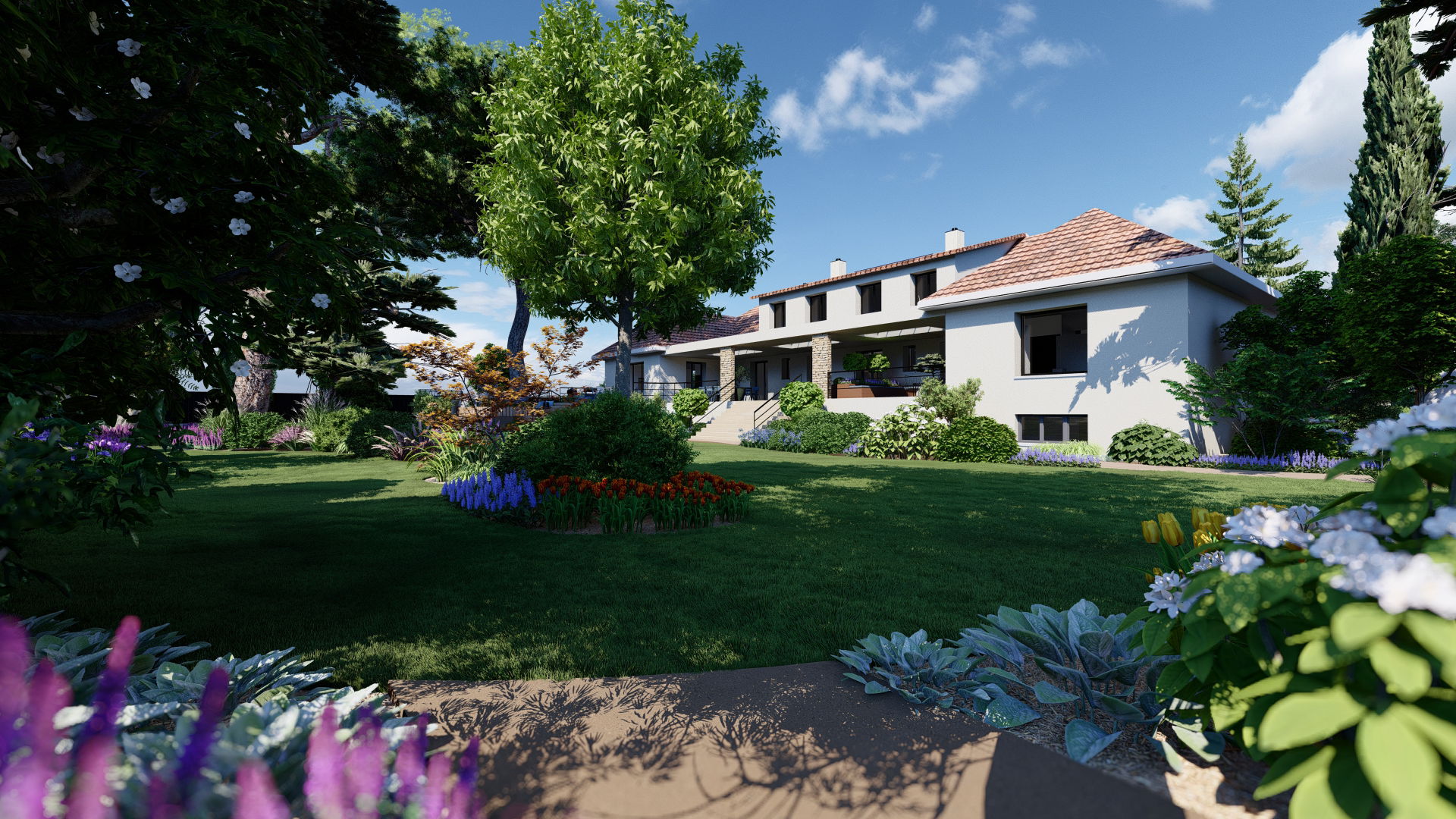 Jardin à l'anglaise