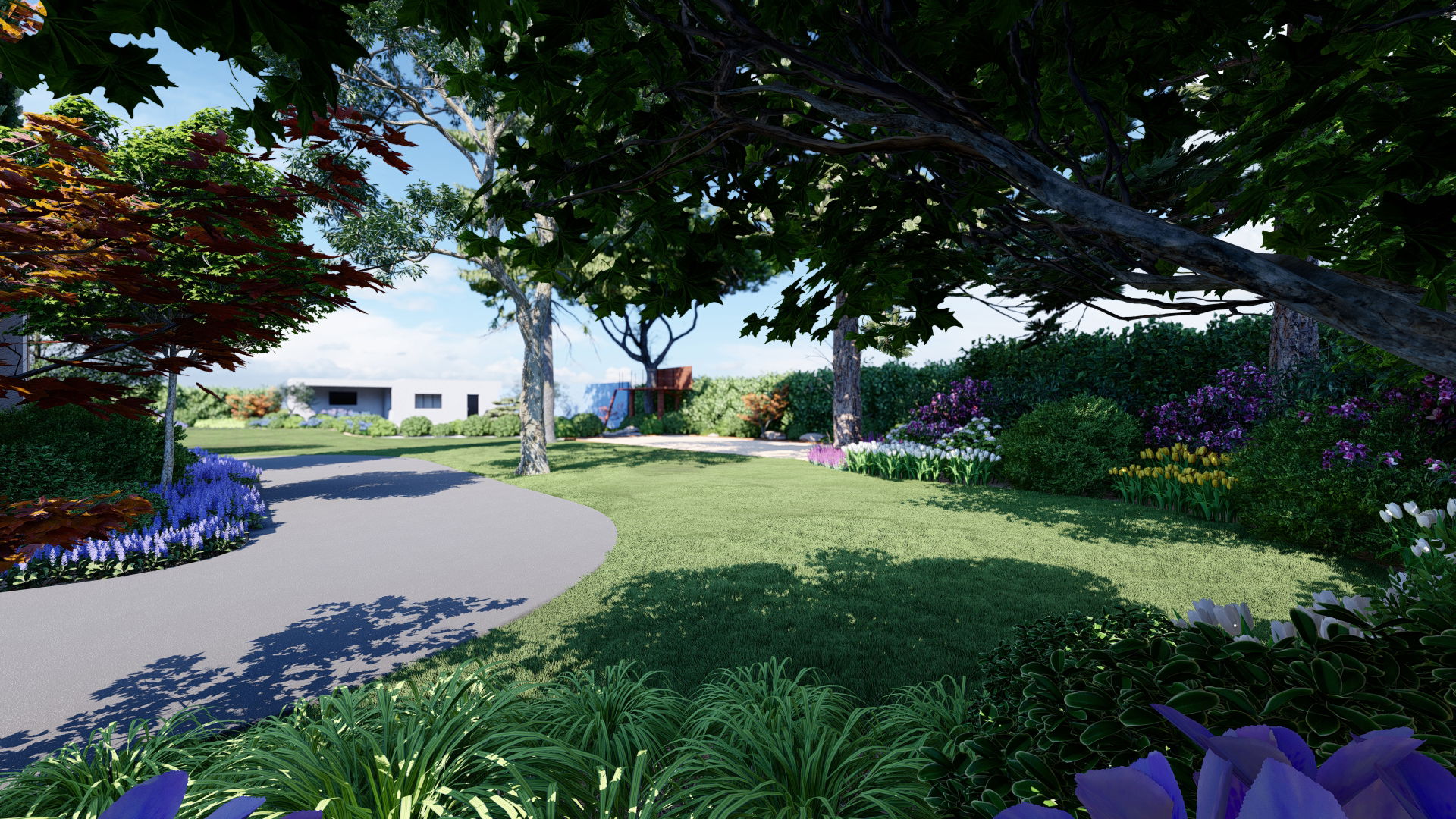 Jardin à l'anglaise