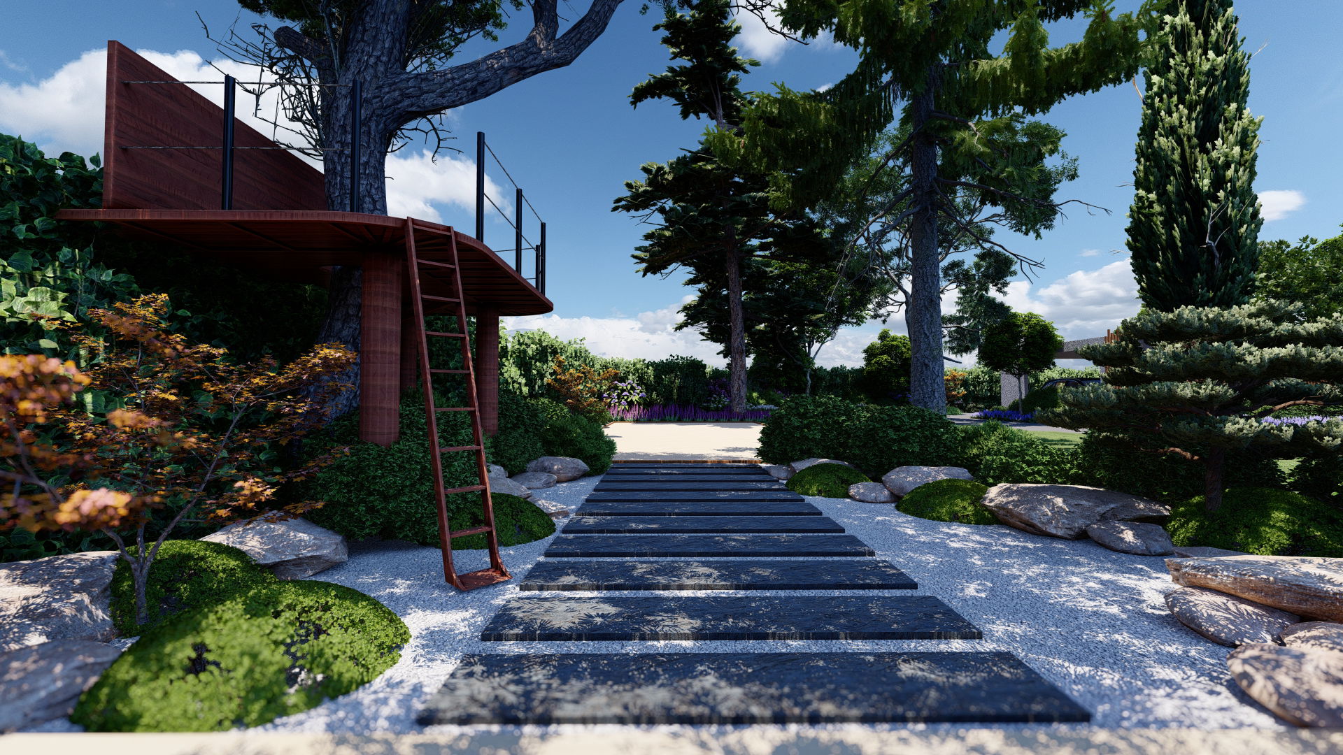 Jardin à l'anglaise