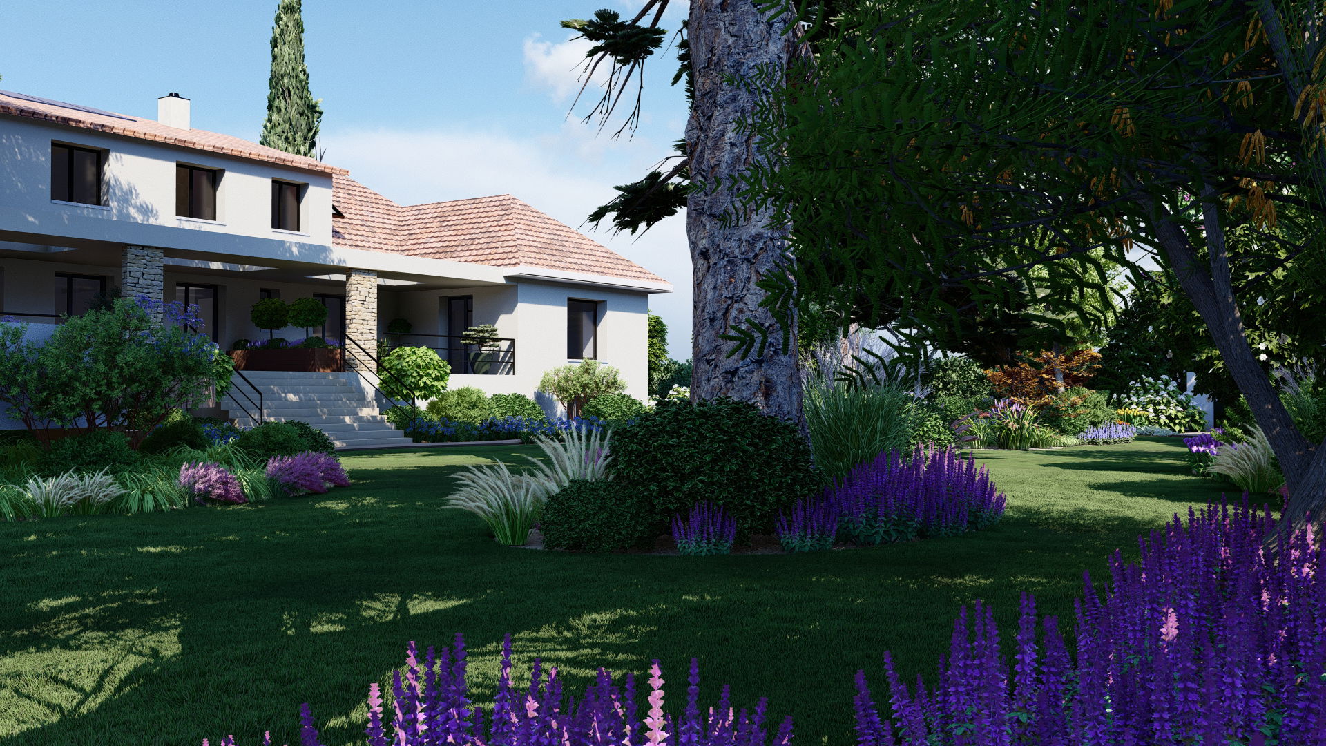 Jardin à l'anglaise