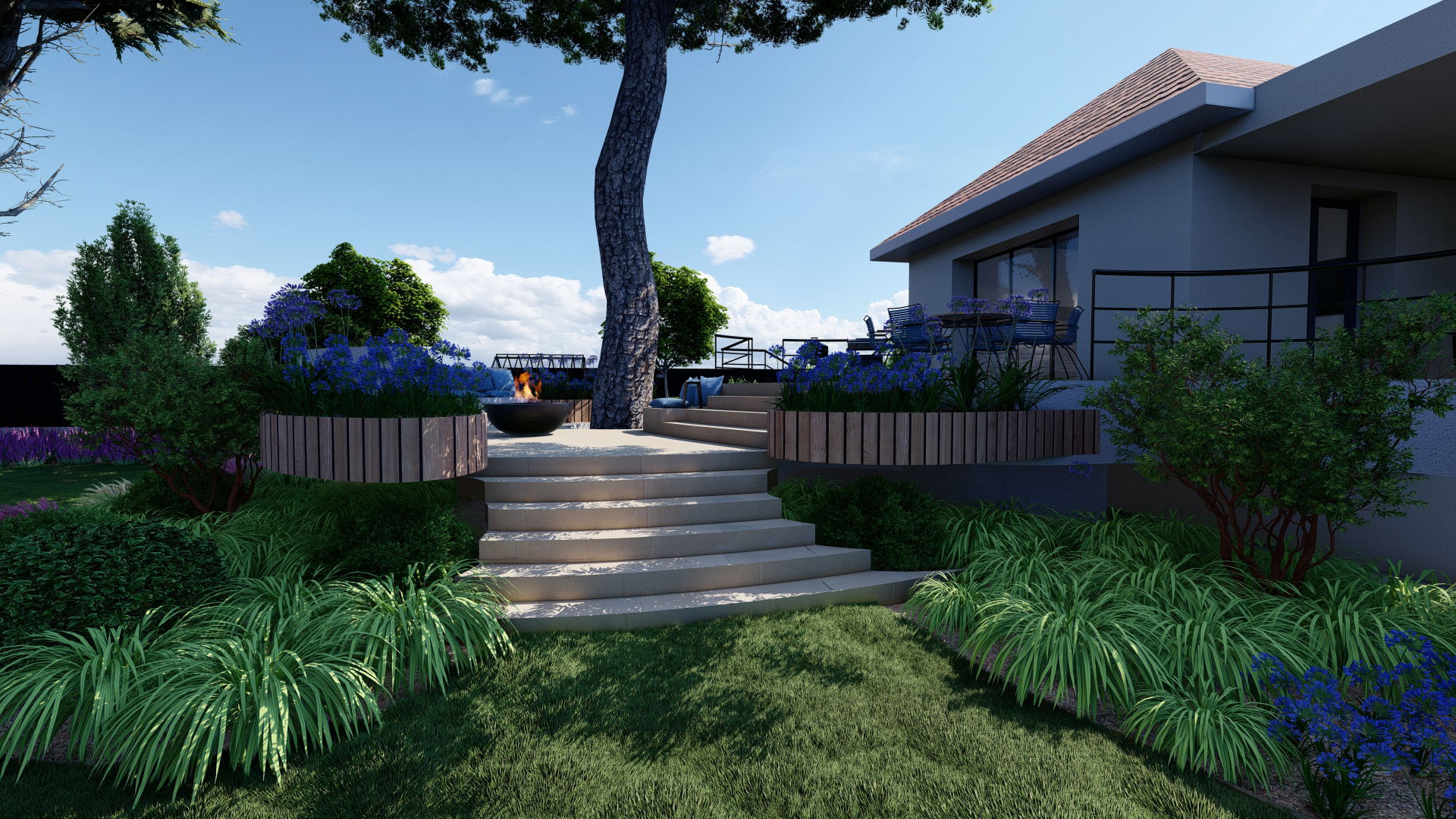 Jardin à l'anglaise