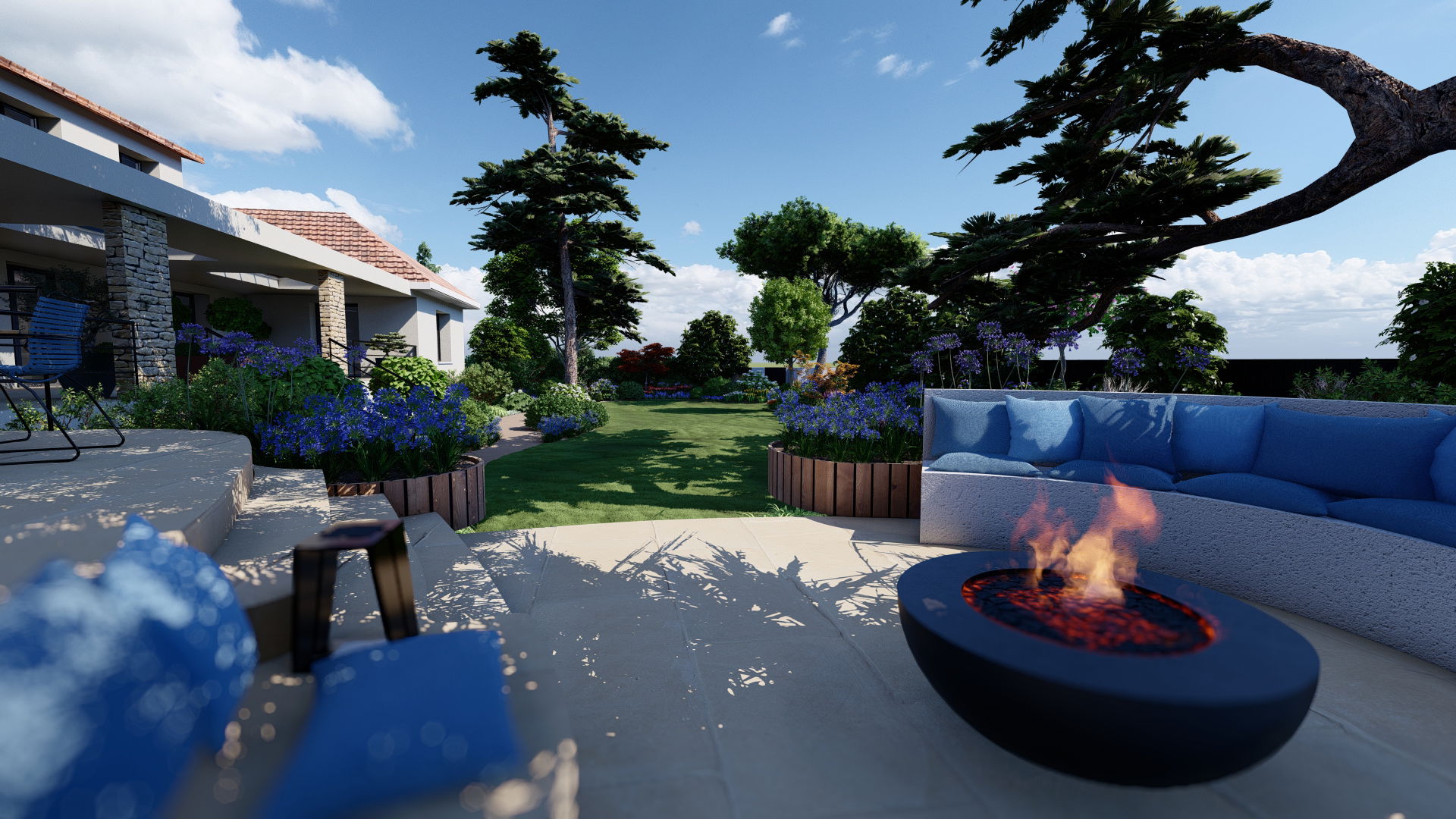 Jardin à l'anglaise