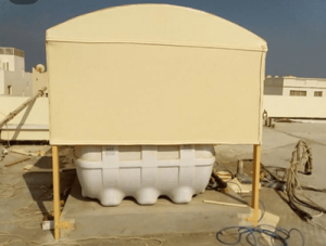 تغطية خزانات المياة