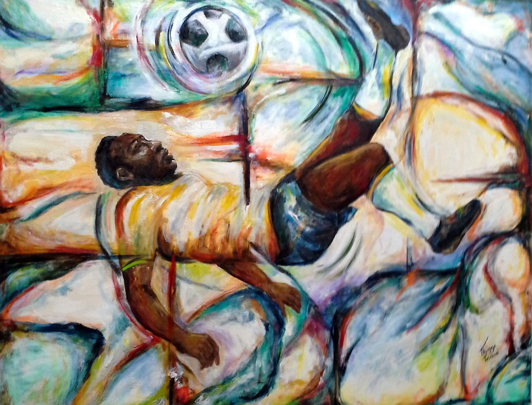 PELÉ, O ETERNO REI (FUTEBOL) ast 80 x 100