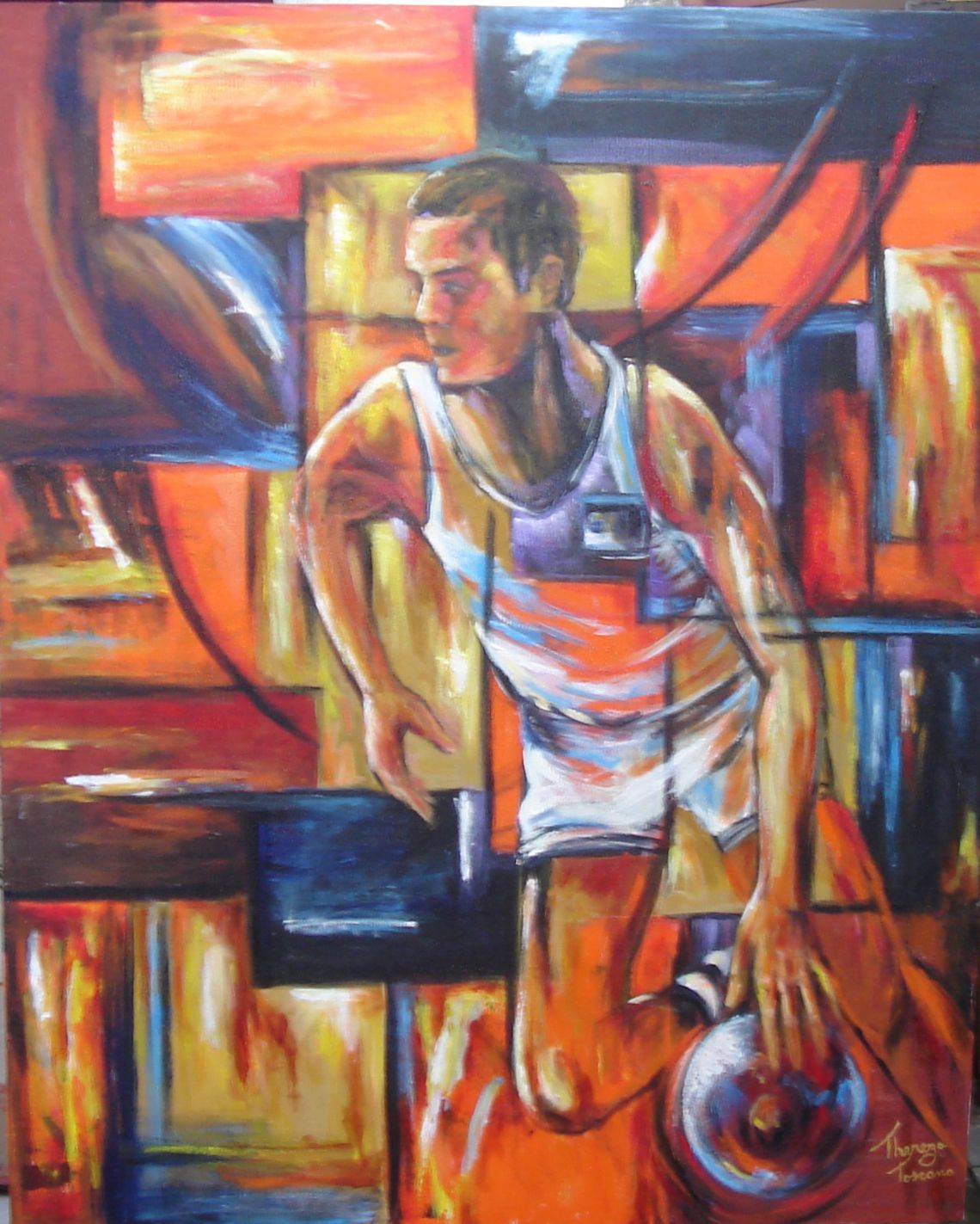 BASQUETE MASCULINO (Alexey Carvalho) ast 100 x 80