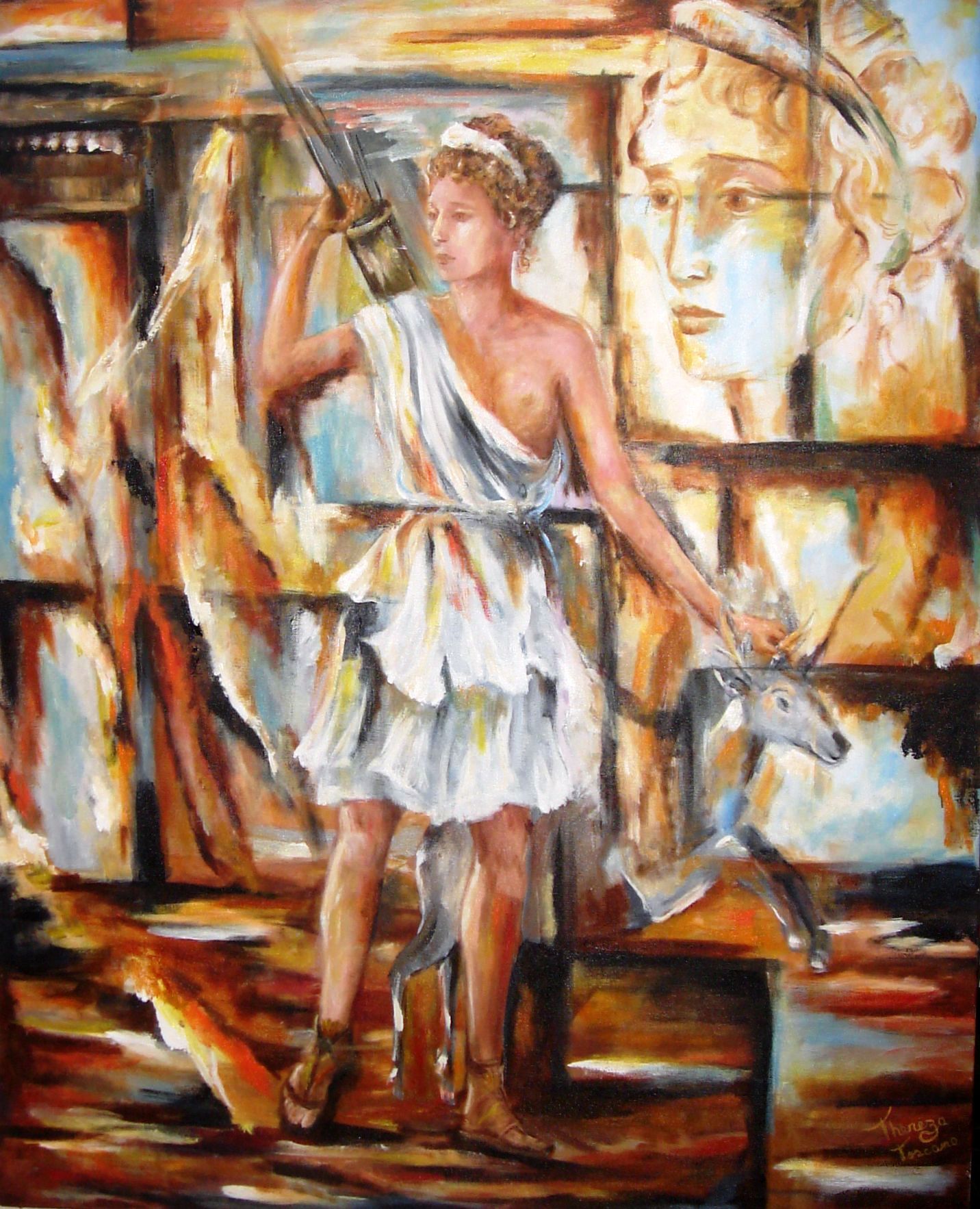 DIANA, A CAÇADORA ast 100 x 80