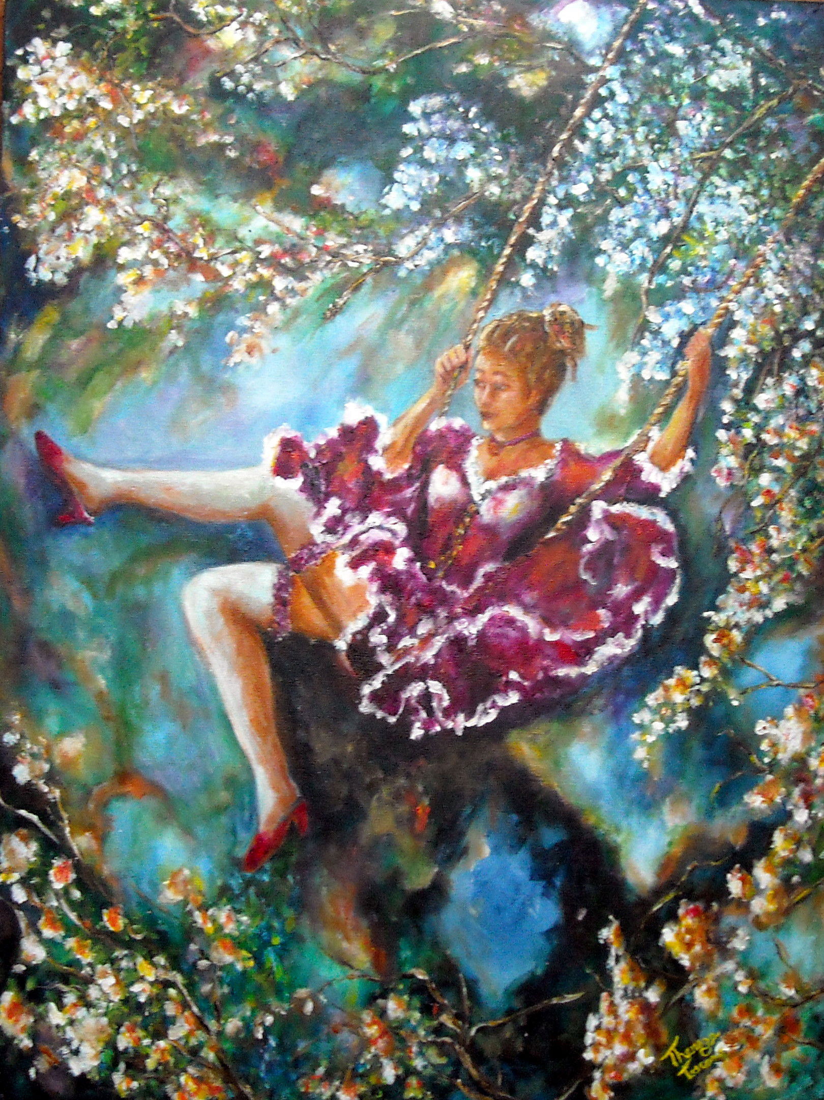 HOMENAGEM A FRAGONARD ast 80 x 60