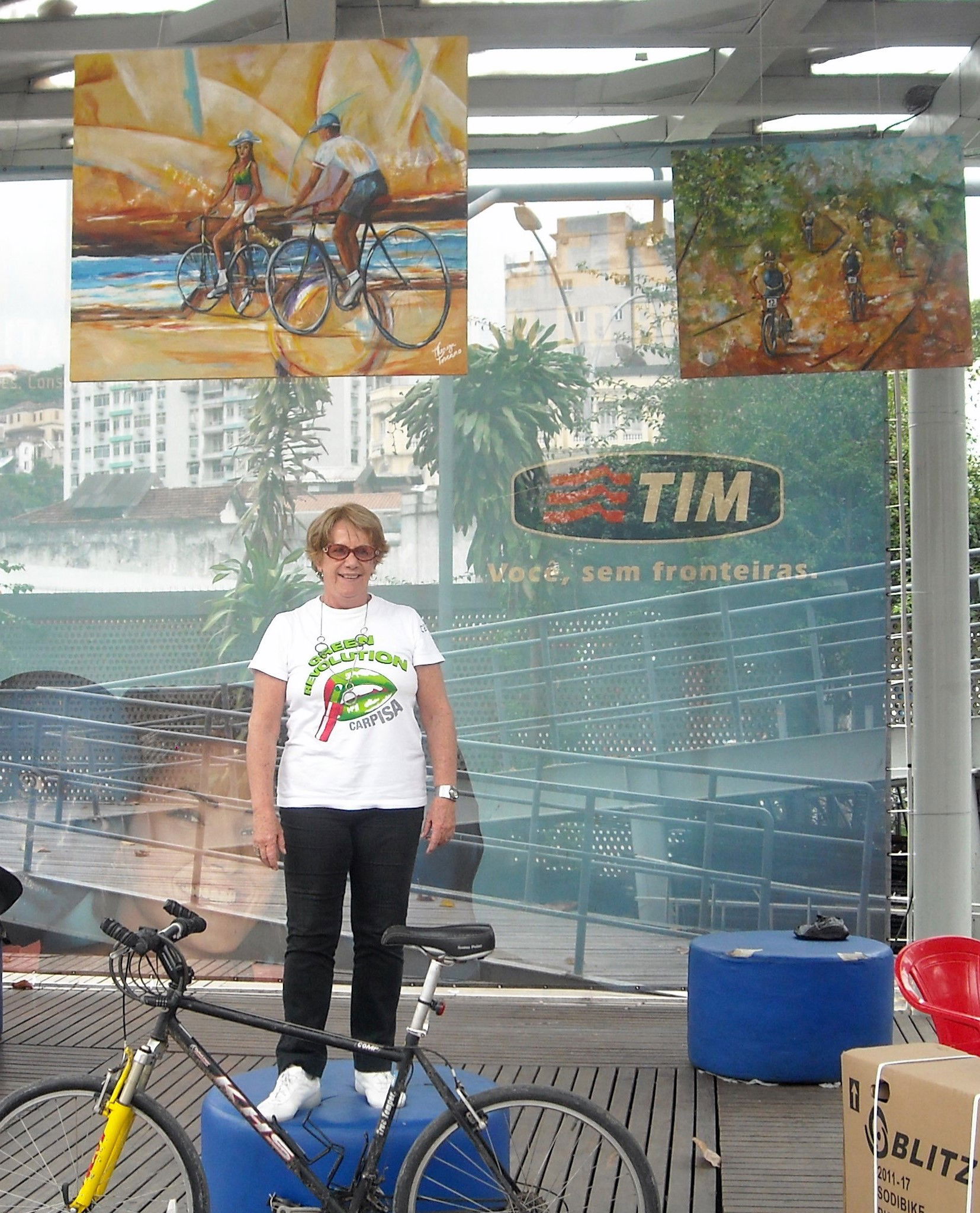 Exposição Bicicletada Artística no Circo Voador