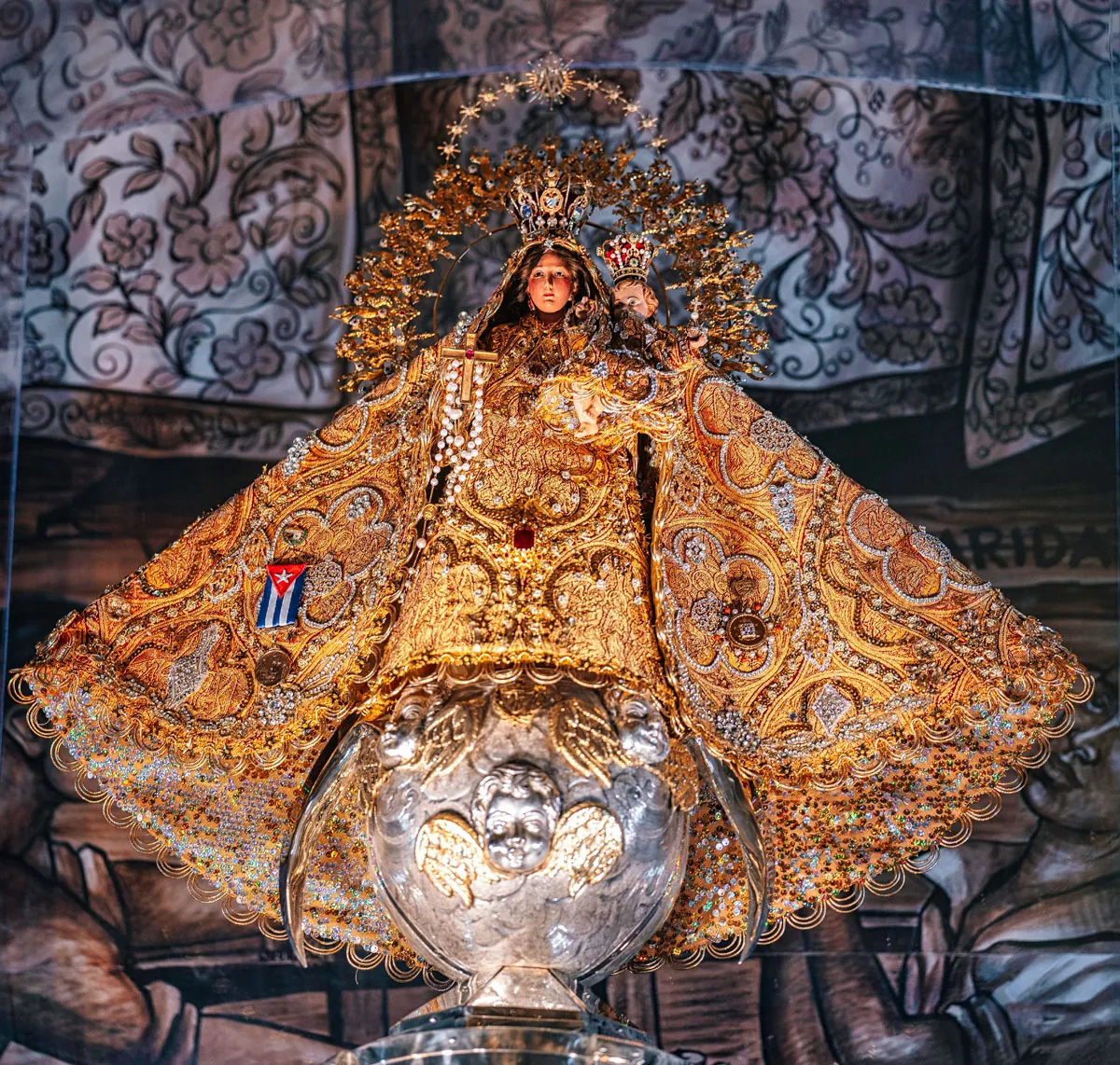 Virgin of the Charity of copper, patron saint of Cuba