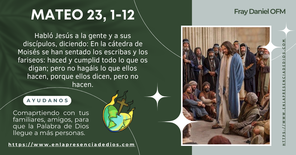 Reflexión del evangelio de Hoy