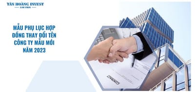 Đối Phó Hiệu Quả: Mẫu Phụ Lục Hợp Đồng Thay Đổi Tên Công Ty Theo Luật 2023.