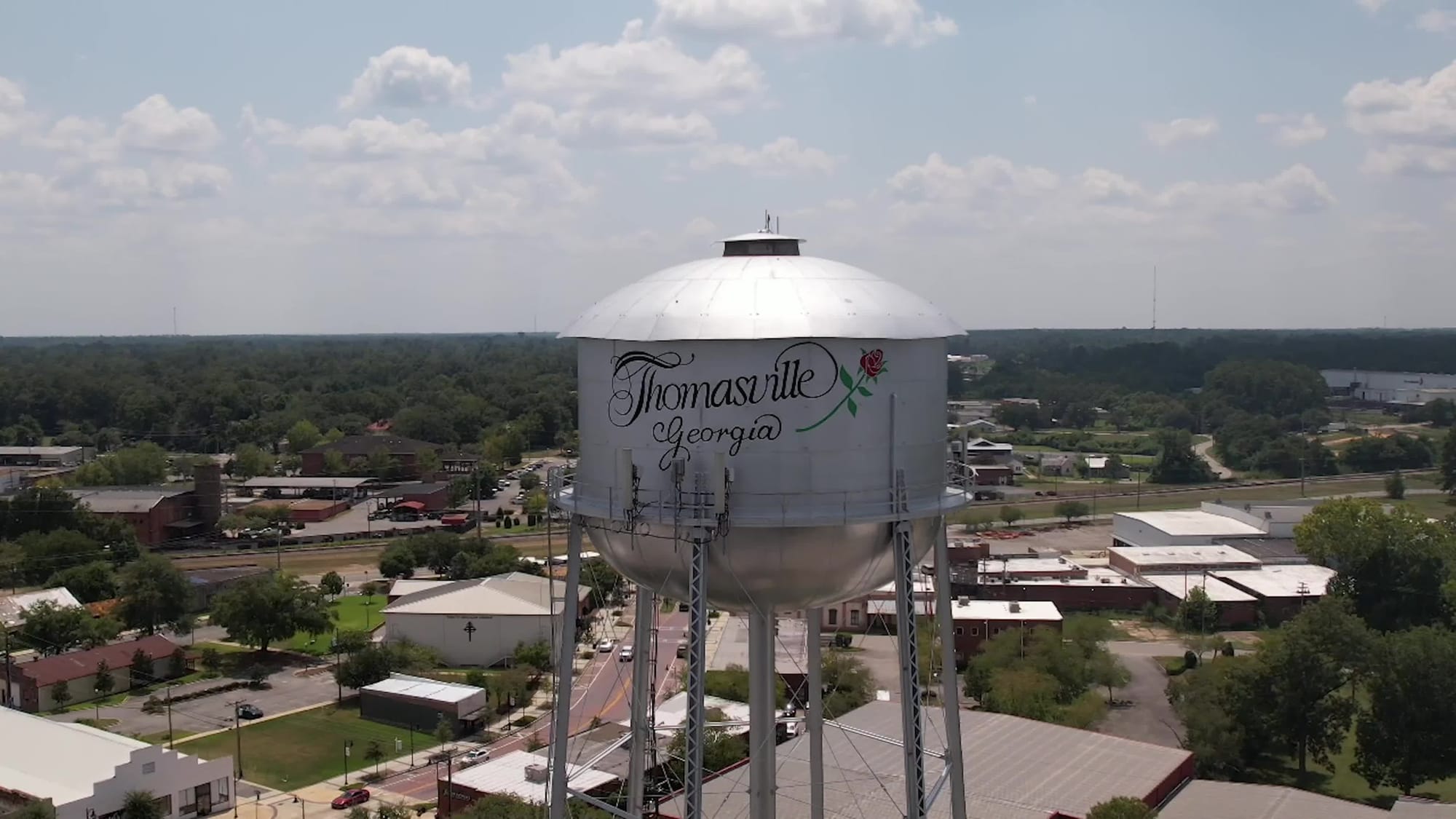 Downtown Thomasville and Cherokee Park.