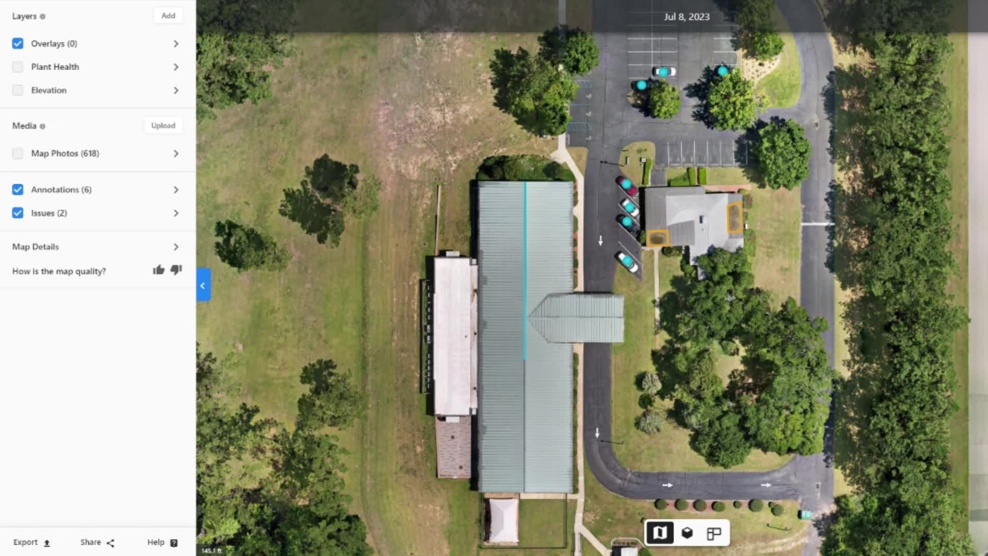 Below is a quick demo of the Orthomosaic survey and 3D Model