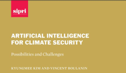 Artificial Intelligence for Climate Security: Possibilities and Challenges