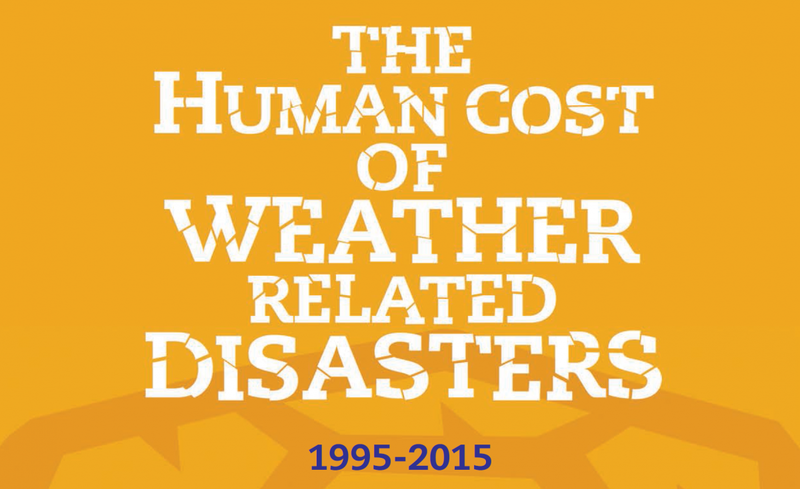 The Human Cost of Weather Related Disasters: 1995 -2015