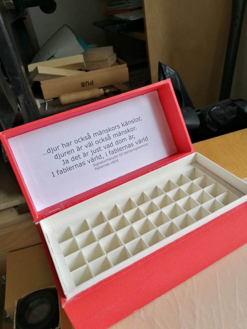 Specialtillverkade askar