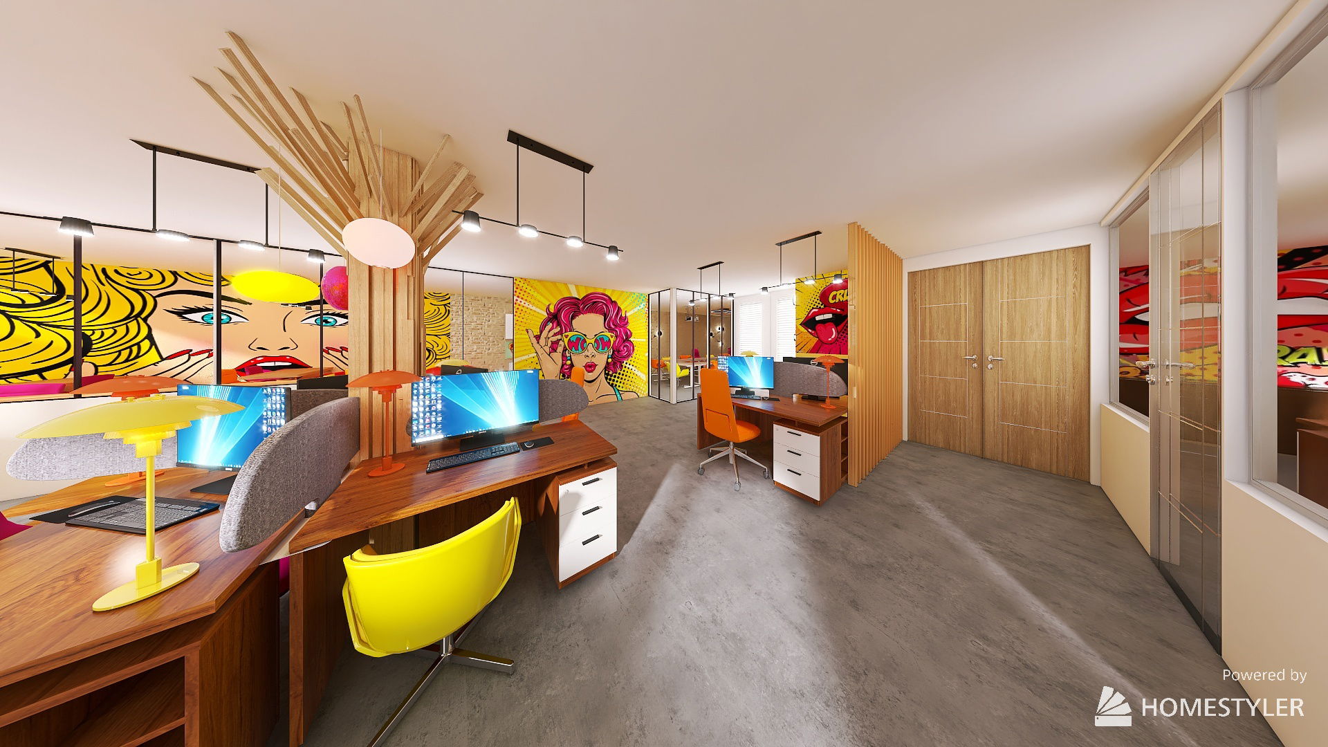 L'espace de co-working - Bureaux