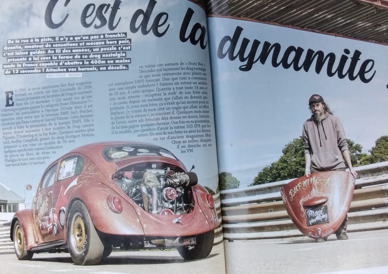 Cox dragster "D'la Cheddite"