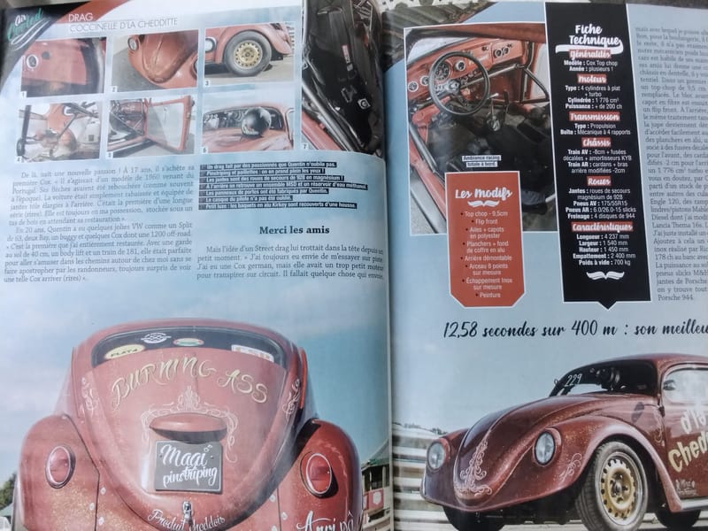 Cox dragster "D'la Cheddite"