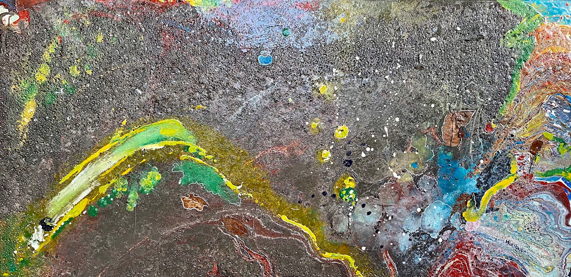 Earth 50 x 100 cm.