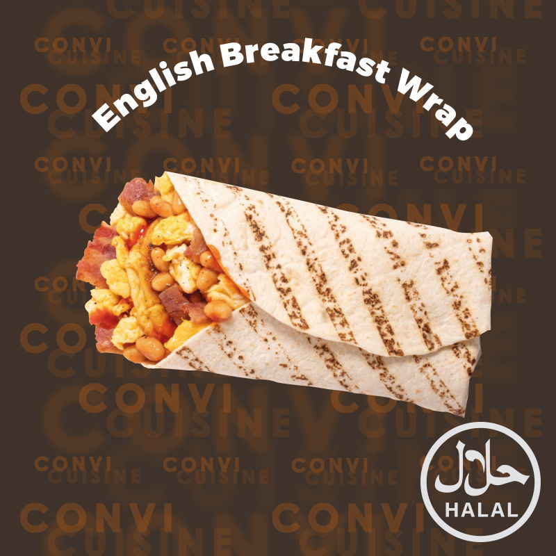 English Breakfast Wrap