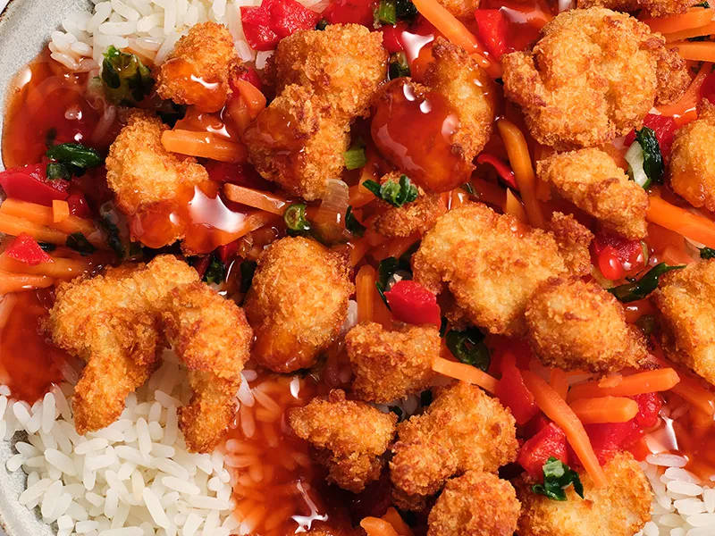 Oriental Sweet and Sour Panko Chicken