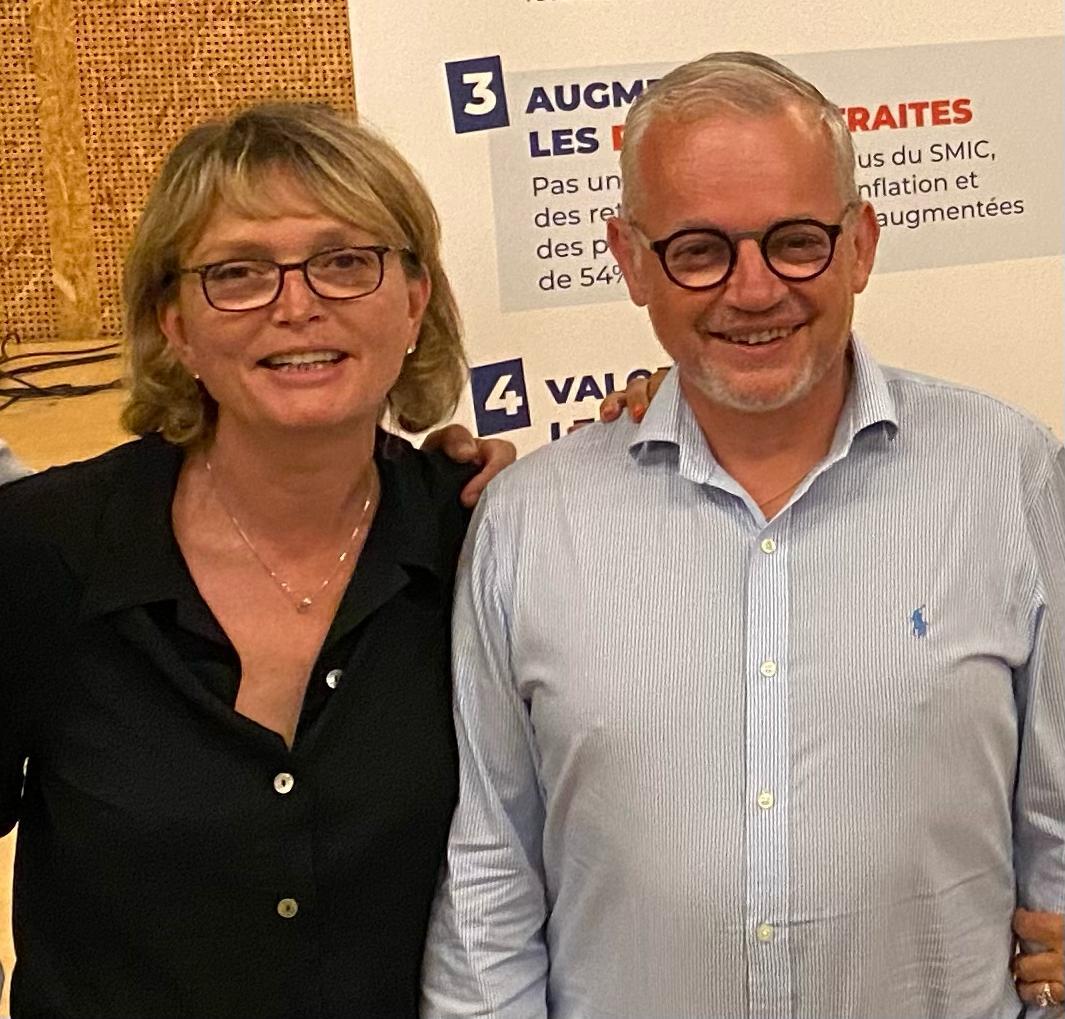 Législatives 2022 / rencontre avec Claude Chirac / soutien à Frédérique Meunier pour le second tour
