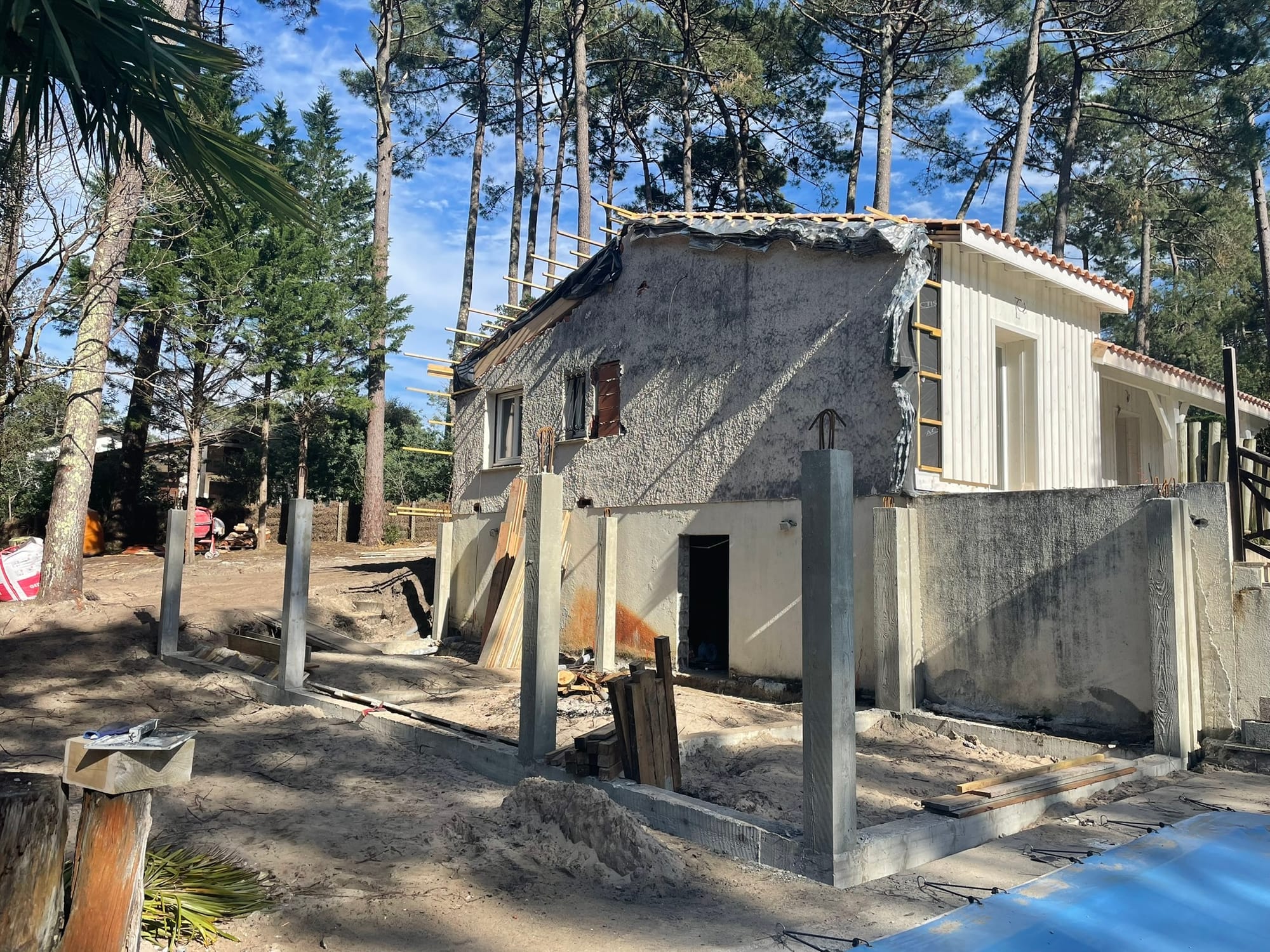 Extension et Rénovation d'une maison d'Habitation - LACANAU