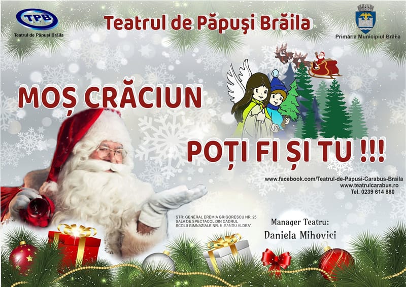 MOŞ CRĂCIUN POŢI FI ŞI TU- Campanie umanitară