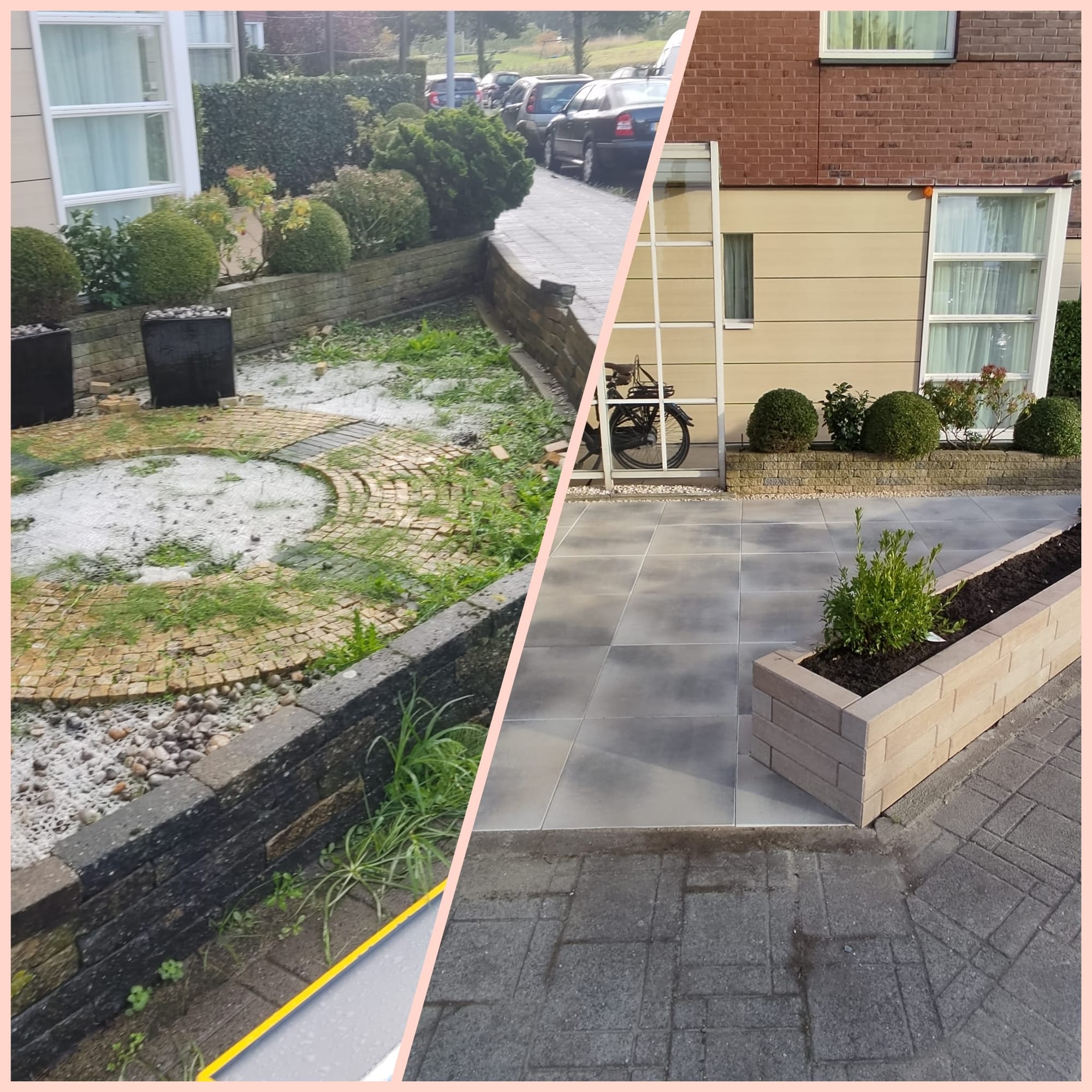 Houten terrassen en kunstmatige terrassen