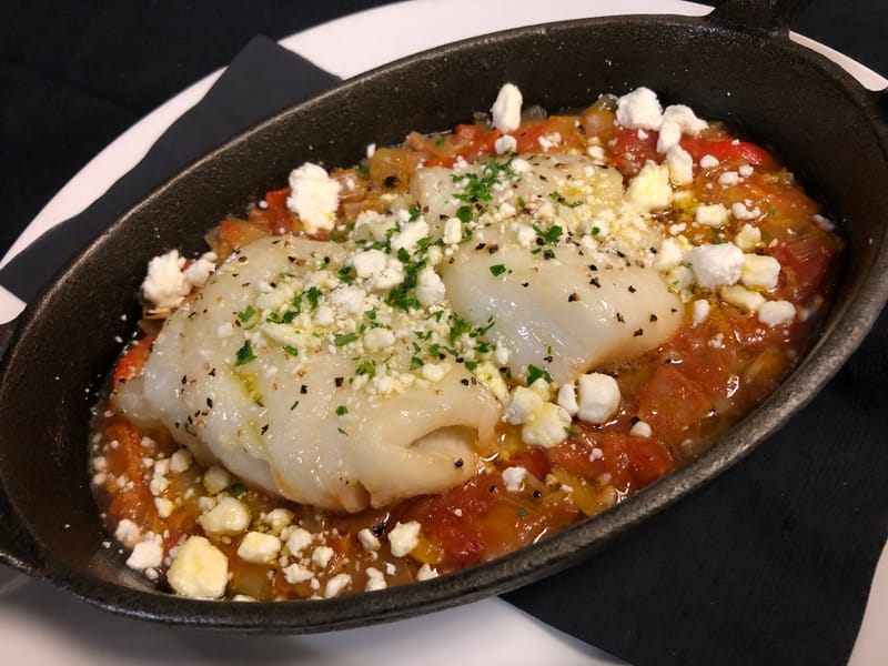 CAST IRON SKILLET BAKED COD (GF)