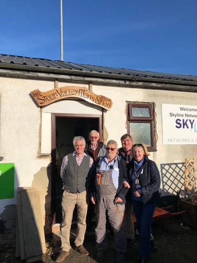 James Cartlidge at Stour Valley Men's Shed