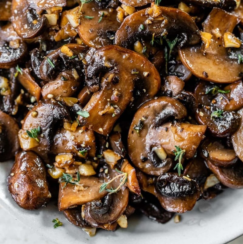 Sauteed mushrooms