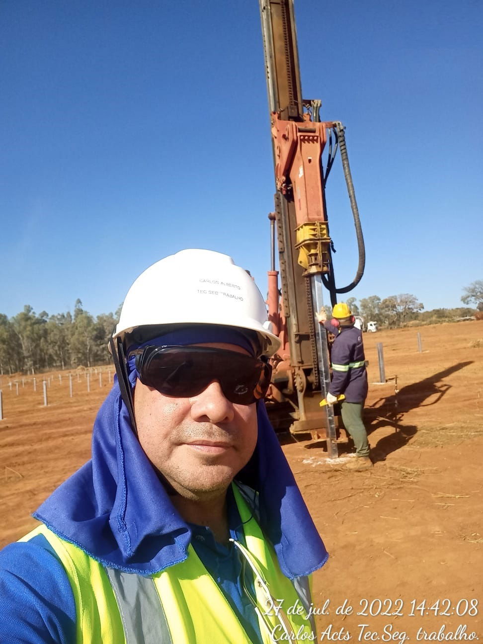    Medições em campo para elaboração de Laudos