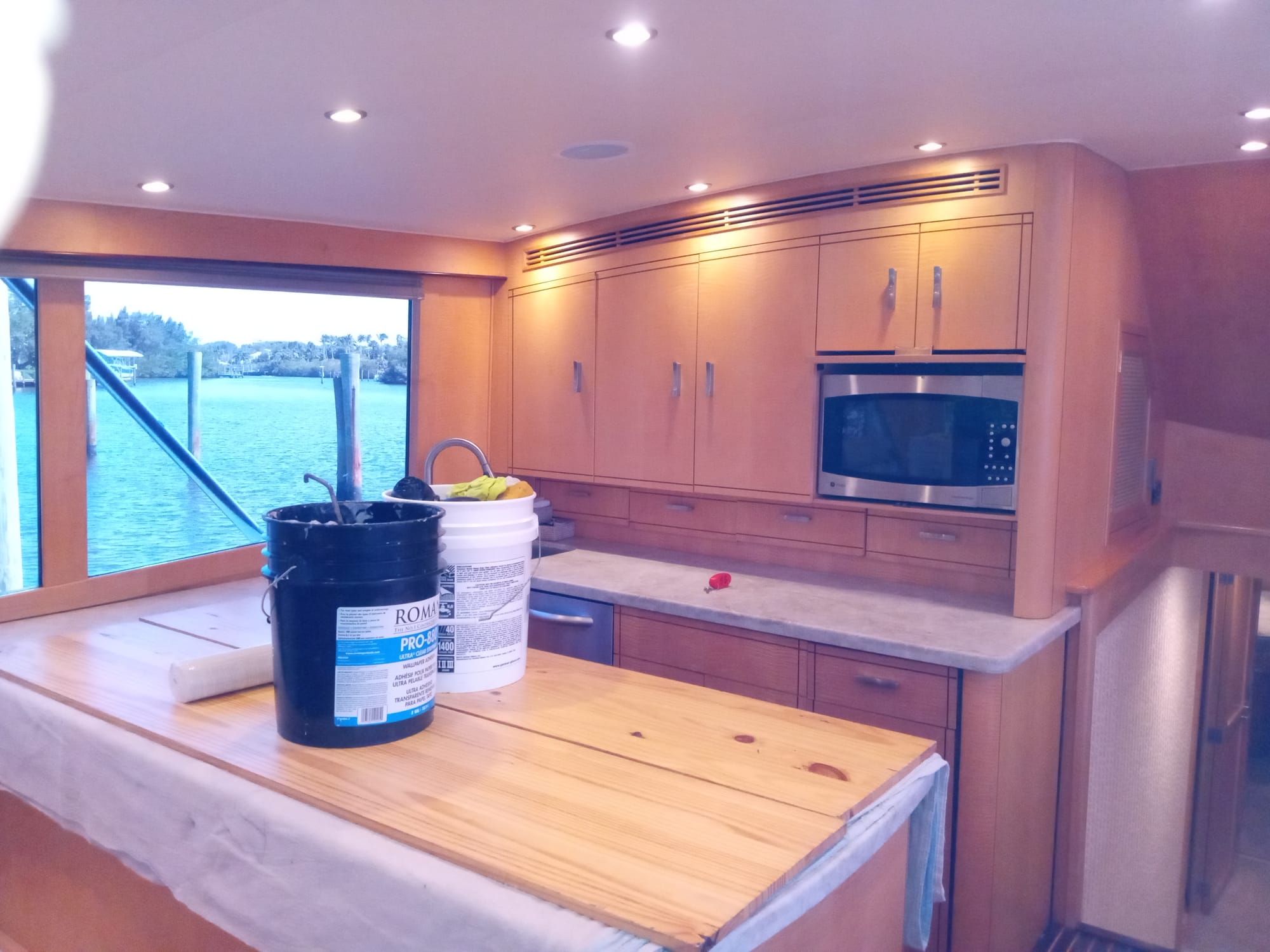 Yachts wallpaper installations & repair
