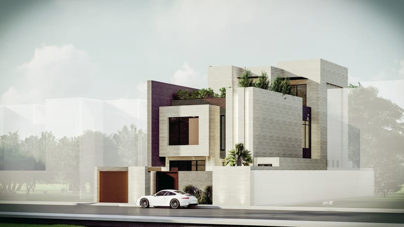 تصميم فيلا سكنية خاصه