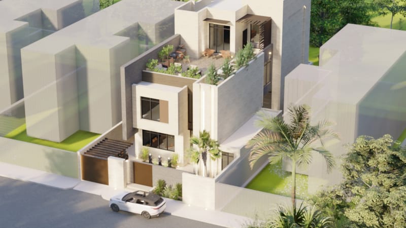 تصميم فيلا سكنية خاصه