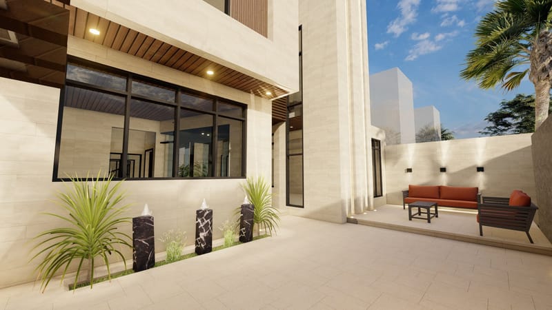 تصميم فيلا سكنية خاصه