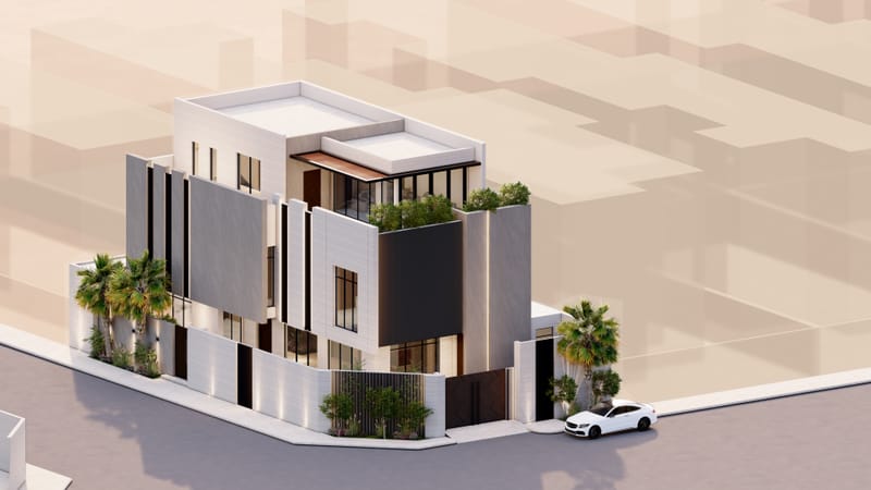 تطويرواجهات فيلا سكنية خاصه